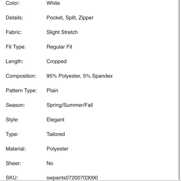 SHEIN Plus Split Hem Slant Pocket Pants - Picture 10 of 10